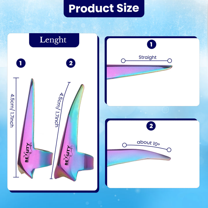 Rainbow Pro Hair Parting Rings – 2PC Set