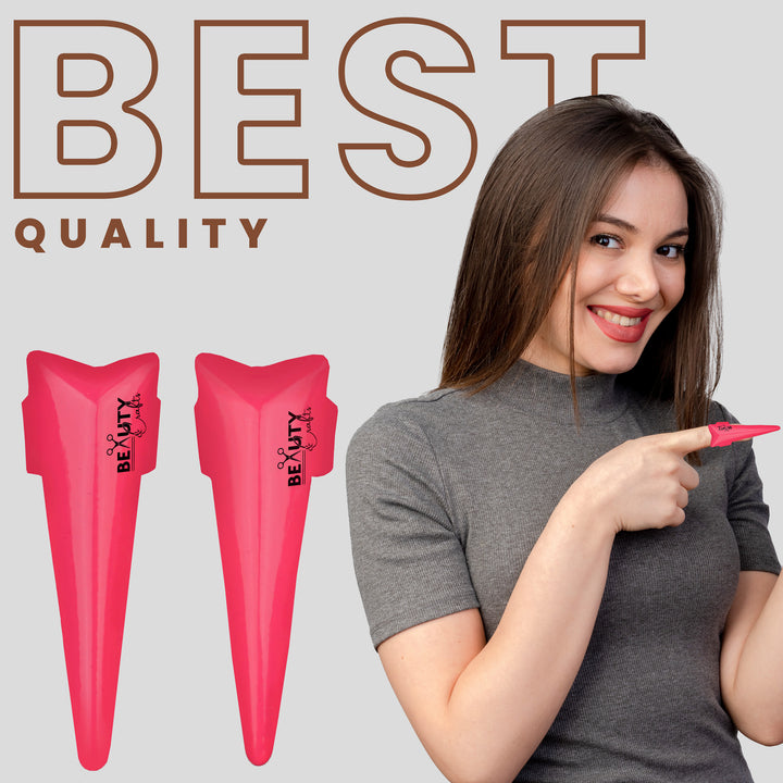ProPart 2PC Stainless Steel Hair Sectioning Rings – Pink
