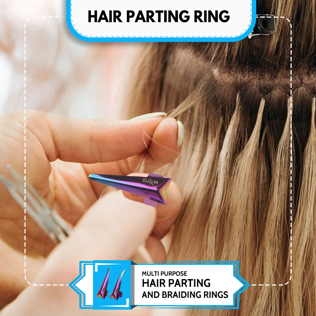 Rainbow Pro Hair Parting Rings – 2PC Set