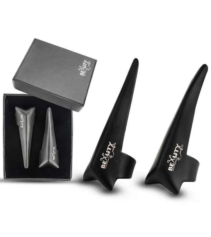 Black Pro Hair Parting Rings – 2PC Set